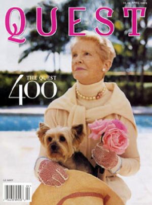 CZ on the cover of the April 2003 issue of Quest magazine.jpg